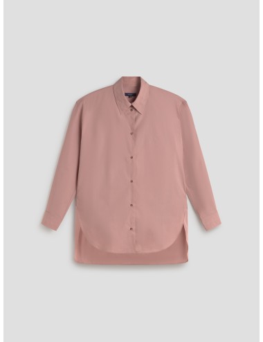 camisa rosa mujer Soeur GRENADE popelina algodón orgánico - MARFRANC