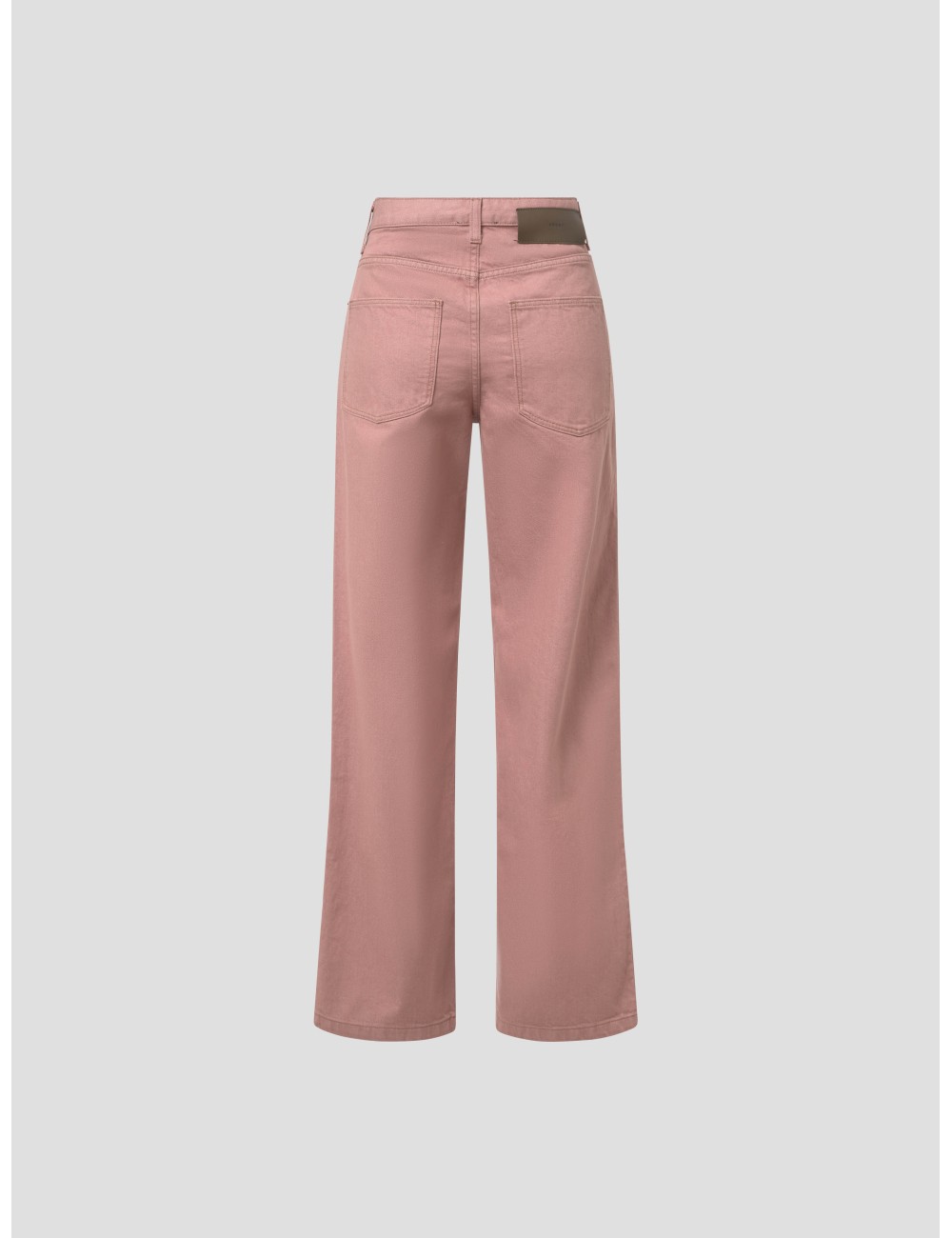 Vaquero rosa mujer Soeur Calvin algodón corte recto tiro medio - MARFRANC