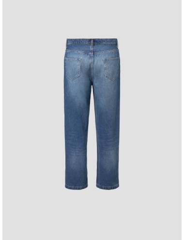 Jeans Achille A.P.C. hombre algodón corte recto indigo délavé - MARFRANC