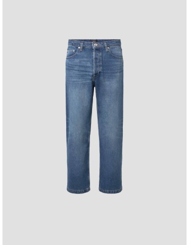 Jeans Achille A.P.C. hombre algodón corte recto indigo délavé - MARFRANC