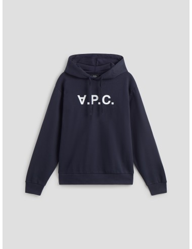 sudadera hombre A.P.C. dark navy algodón orgánico - MARFRANC