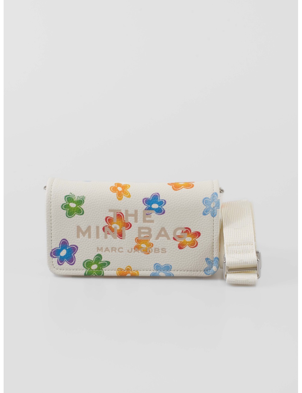 Bolso mini blanco Marc Jacobs con correa ajustable para mujer - MARFRANC Bolso mini blanco Marc Jacobs con correa ajustable para mujer - MARFRANC