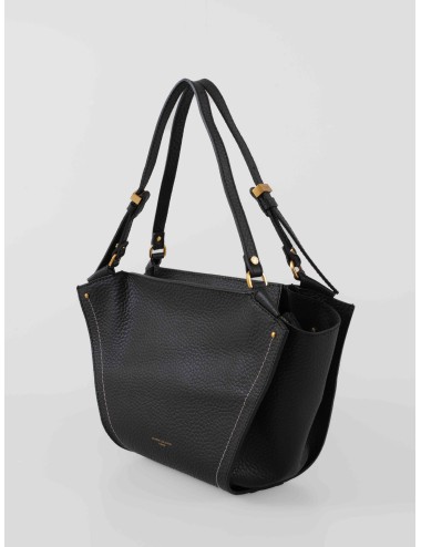 Bolso Bloom Gianni Chiarini negro mujer cuero con detalles metálicos - MARFRANC