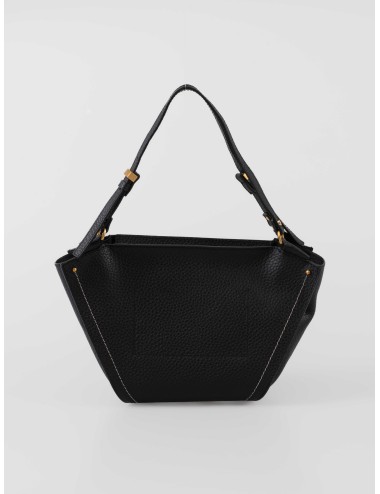 Bolso Bloom Gianni Chiarini negro mujer cuero con detalles metálicos - MARFRANC