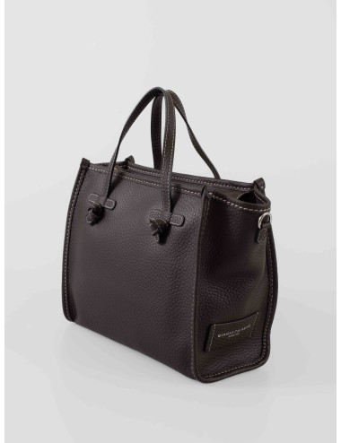 Bolso espresso de cuero Miss Marcella 32 Gianni Chiarini para mujer - MARFRANC