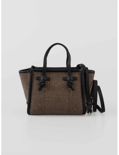 bolso shopper Gianni Chiarini Marcella negro espiga - MARFRANC