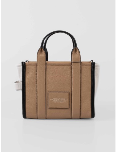 Bolso tote de cuero Marc Jacobs color camel para mujer con correa ajustable y cremallera superior - MARFRANC