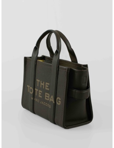 Bolso tote de cuero Marc Jacobs color verde para mujer con correa ajustable y cremallera superior - MARFRANC