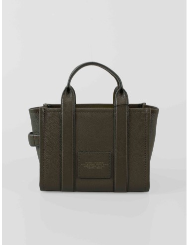 Bolso tote de cuero Marc Jacobs color verde para mujer con correa ajustable y cremallera superior - MARFRANC
