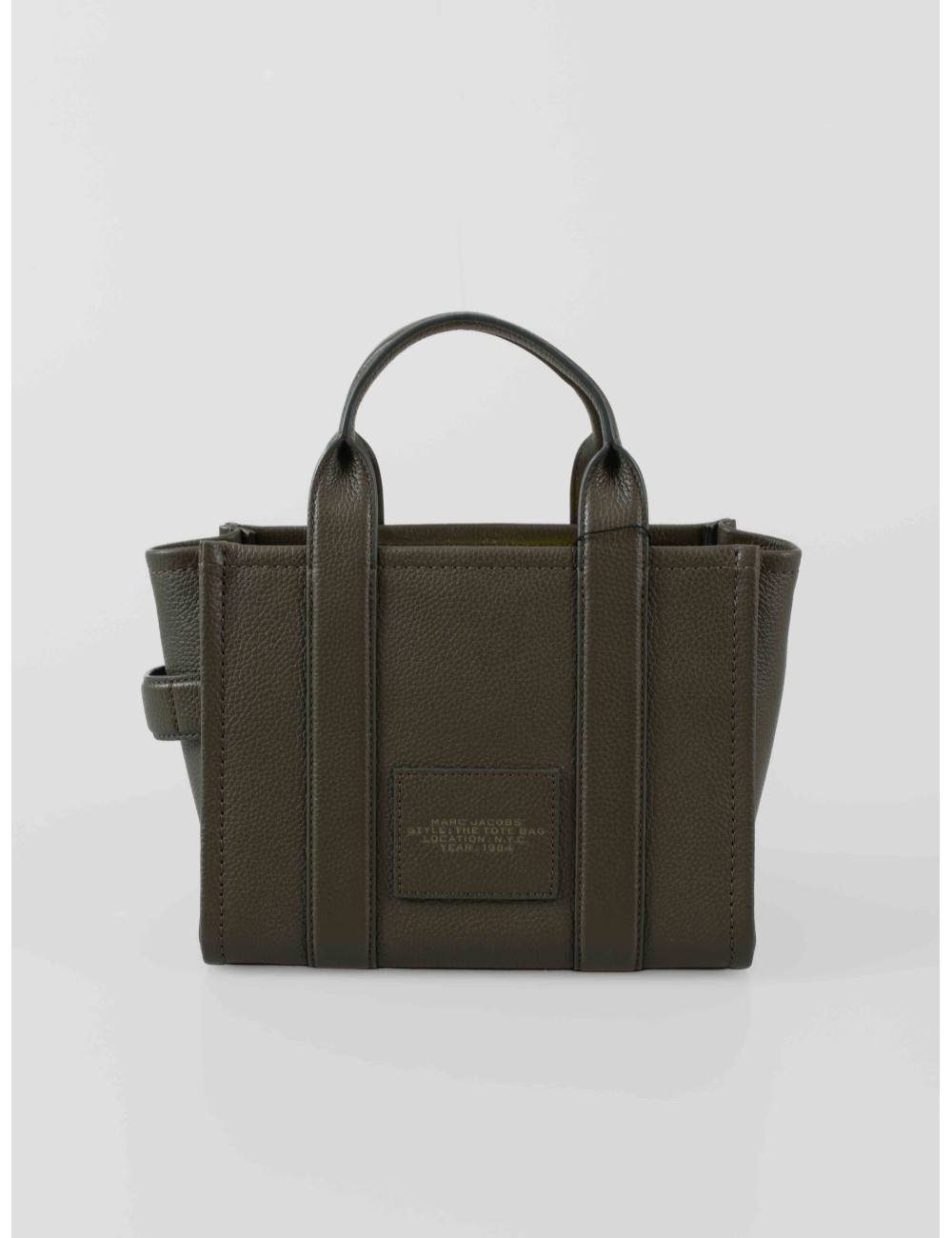 Bolso tote de cuero Marc Jacobs color verde para mujer con correa ajustable y cremallera superior - MARFRANC