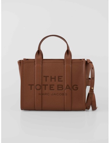 Bolso tote de cuero Marc Jacobs color Argan Oil para mujer con correa ajustable y cremallera superior - MARFRANC
