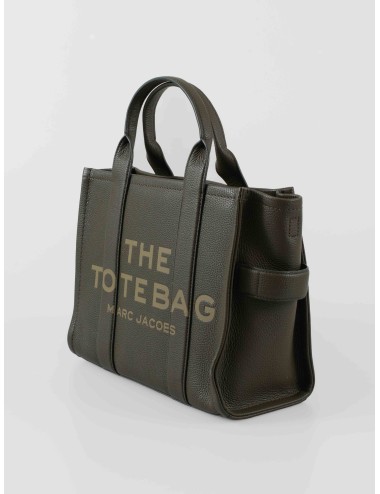 Bolso tote de cuero Marc Jacobs color verde para mujer con correa ajustable y cremallera superior - MARFRANC