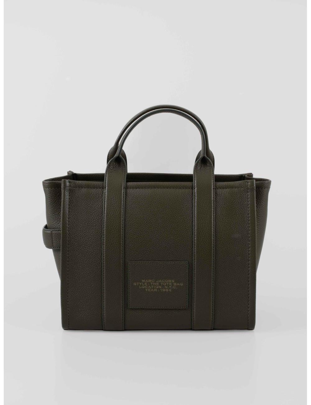 Bolso tote de cuero Marc Jacobs color verde para mujer con correa ajustable y cremallera superior - MARFRANC