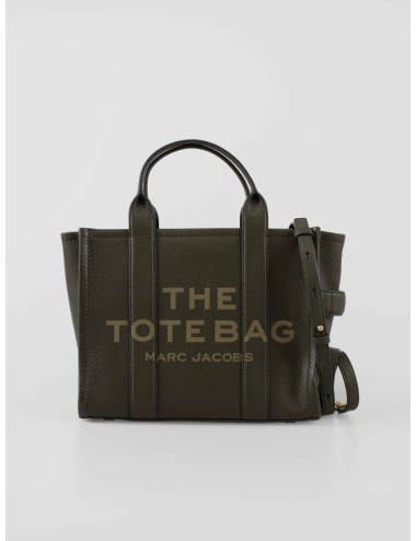 Bolso tote de cuero Marc Jacobs color verde para mujer con correa ajustable y cremallera superior - MARFRANC