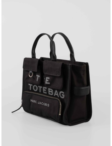 bolso negro Marc Jacobs THE CARGO CANVAS MEDIUM mujer - MARFRANC