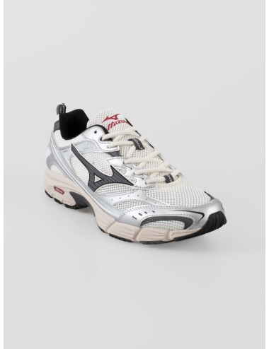 Zapatillas Mizuno MXR Sport hombre blanco plateado vista lateral - MARFRANC