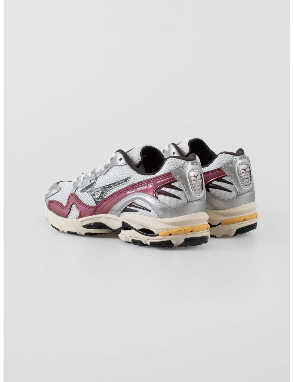 Zapatillas Mizuno MXR Sport hombre blanco granate vista lateral - MARFRANC