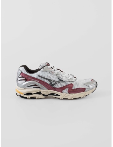 Zapatillas Mizuno MXR Sport hombre blanco granate vista lateral - MARFRANC