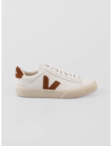 Zapatillas Veja Campo blanco y naranja hombre sostenibles - MARFRANC