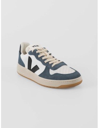 Zapatillas VEJA V-10 PRIME hombre blancas y azules - MARFRANC