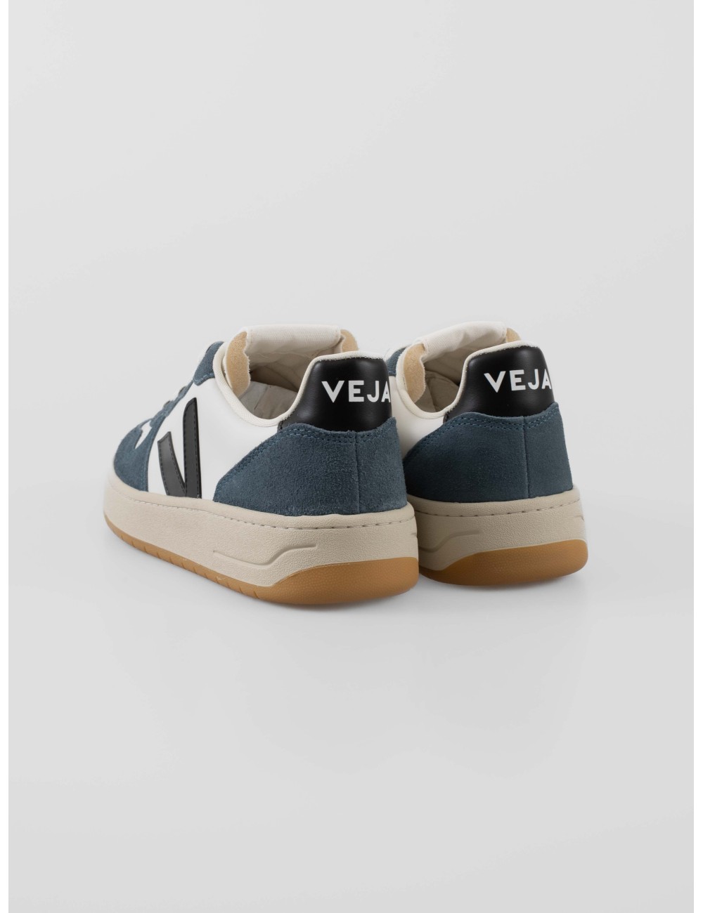 Zapatillas VEJA V-10 PRIME hombre blancas y azules - MARFRANC