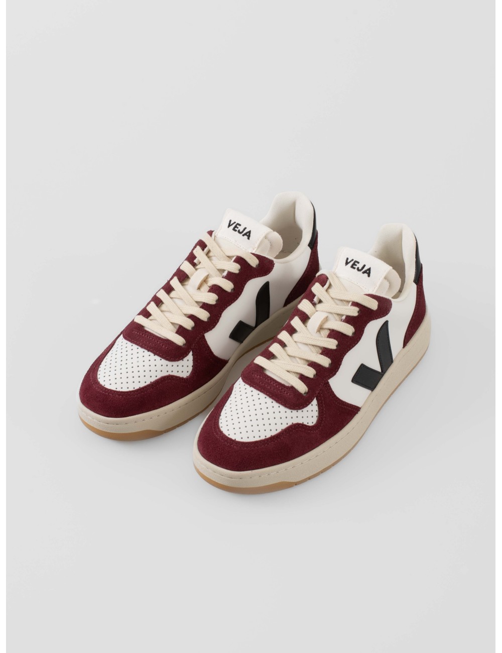 Zapatillas VEJA V-10 PRIME hombre blancas y rojas - MARFRANC Zapatillas VEJA V-10 PRIME hombre blancas y rojas - MARFRANC