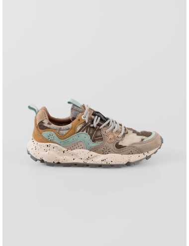 Zapatillas Yamano 3 de Flower Mountain para mujer en color Taupe-Milk-Must - MARFRANC