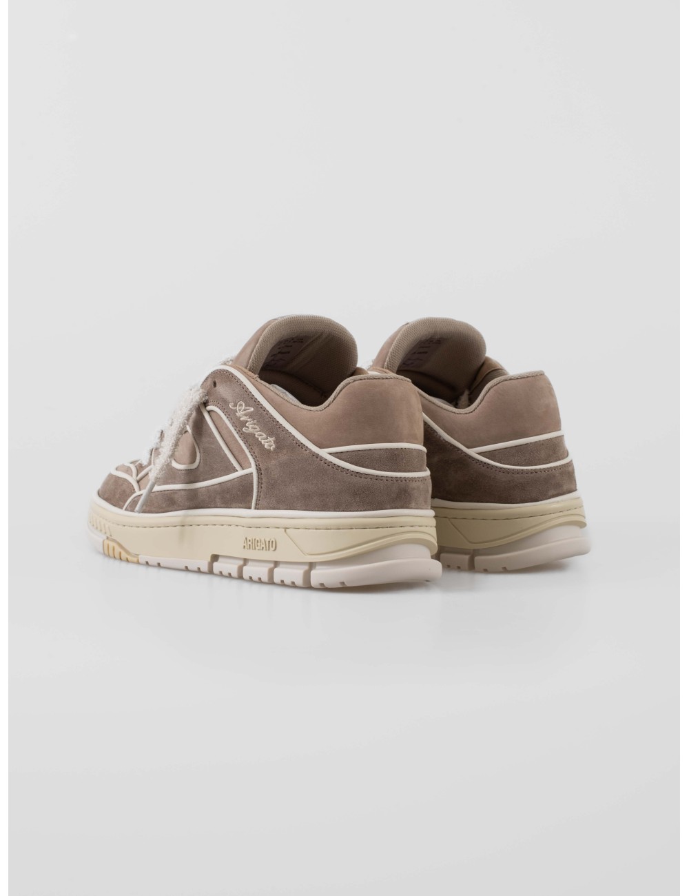 Zapatillas Axel Arigato AREA LO beige hombre retro cuero - MARFRANC