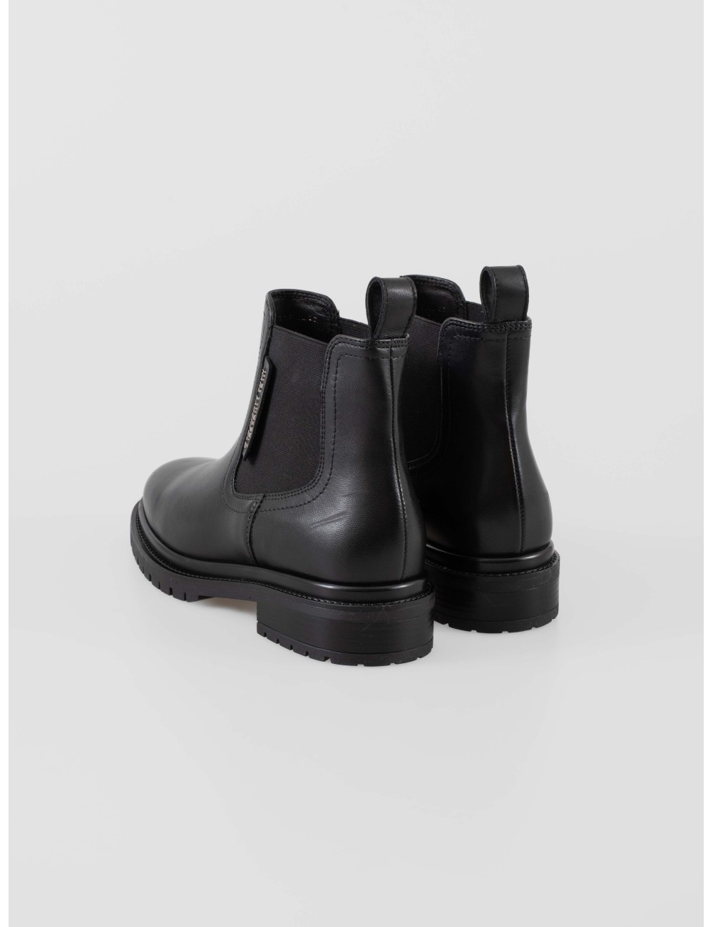 botas mujer Karl Lagerfeld negras cuero y textil suela dentada BINKY ANDLE GORE - MARFRANC botas mujer Karl Lagerfeld negras cuero y textil suela dentada BINKY ANDLE GORE - MARFRANC