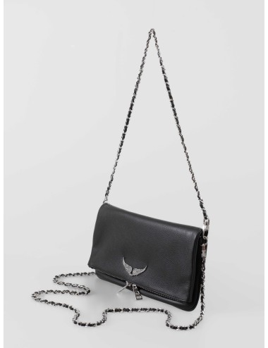 El bolso de mano Rock de Zadig & Voltaire para mujer se presenta en un elegante negro - MARFRANC