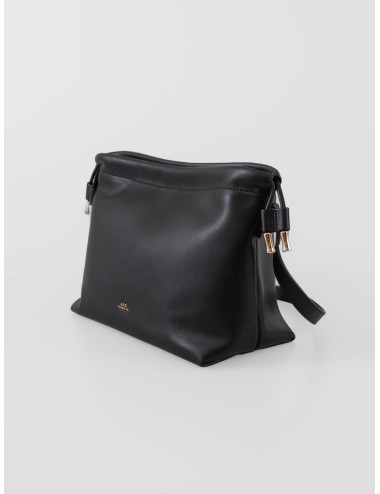 Bolso negro PUAAT de A.P.C. con cierre magnético y diseño minimalista para mujer - MARFRANC
