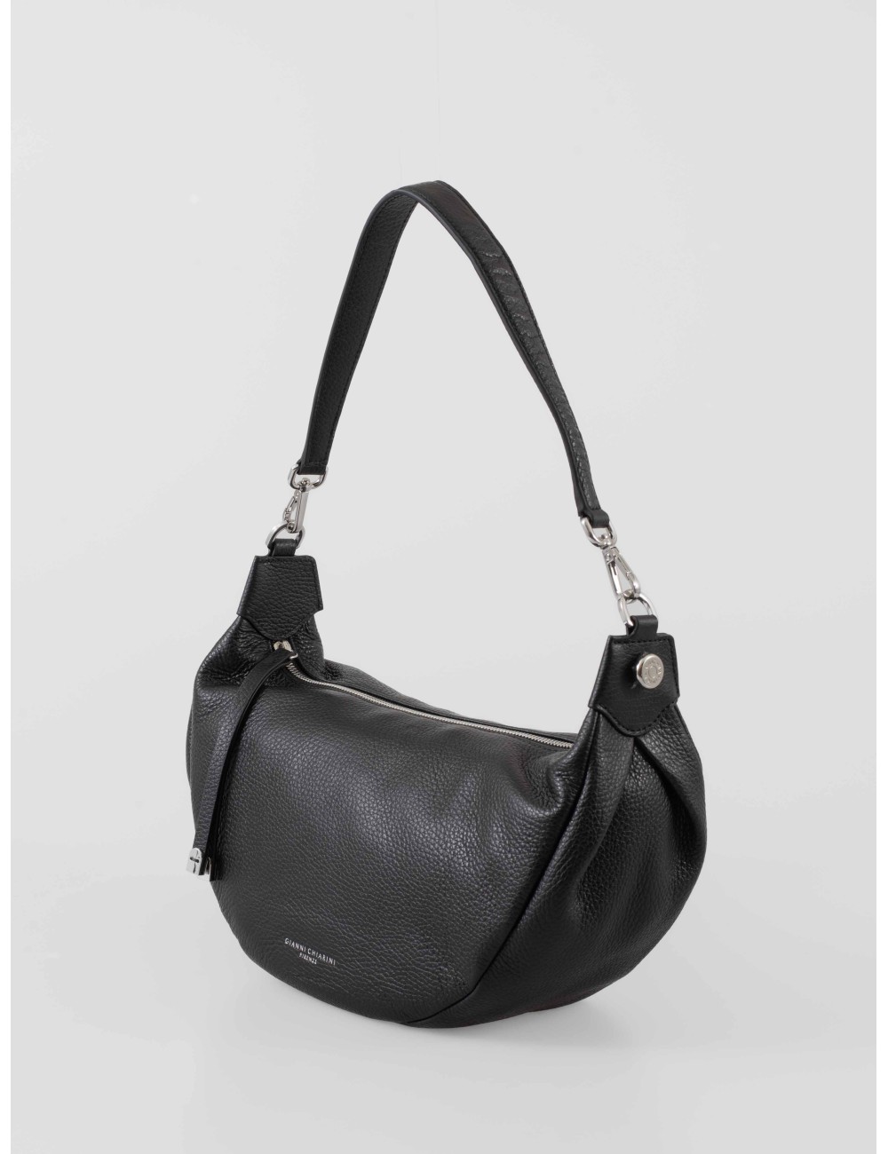 Bolso Aisha Gianni Chiarini piel negro mujer cierre cremallera - MARFRANC Bolso Aisha Gianni Chiarini piel negro mujer cierre cremallera - MARFRANC