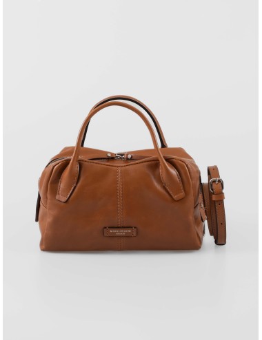 Bolso Emily Gianni Chiarini cuoio de piel con diseño baúl - MARFRANC