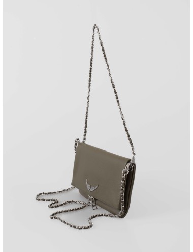 El bolso de mano Rock de Zadig & Voltaire para mujer en tono verde militar - MARFRANC