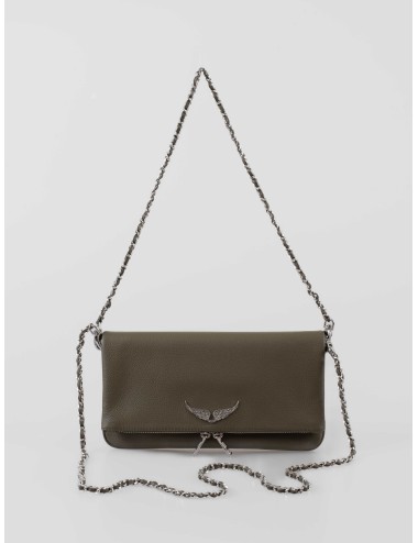 El bolso de mano Rock de Zadig & Voltaire para mujer en tono verde militar - MARFRANC