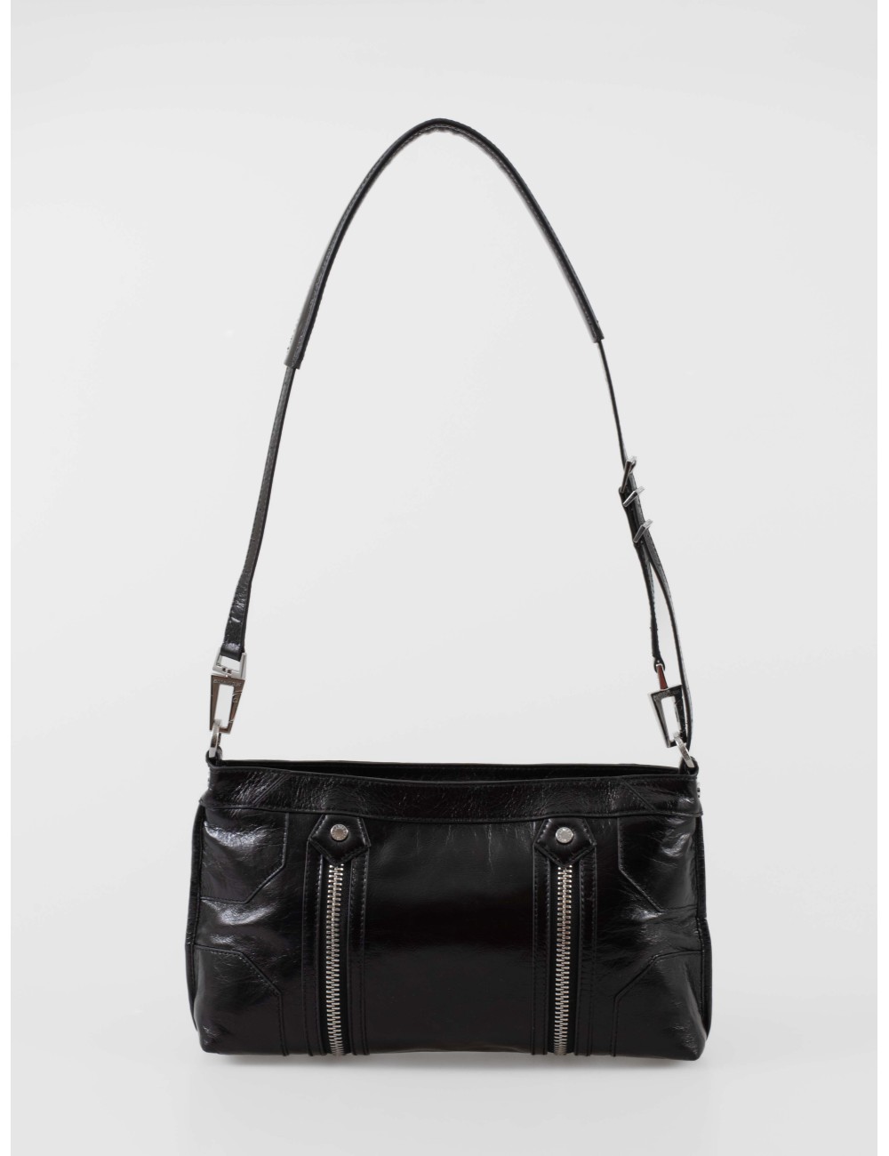 El Sunny Moody de Zadig & Voltaire es un bolso shoulder/crossbody en piel de vaca negra - MARFRANC