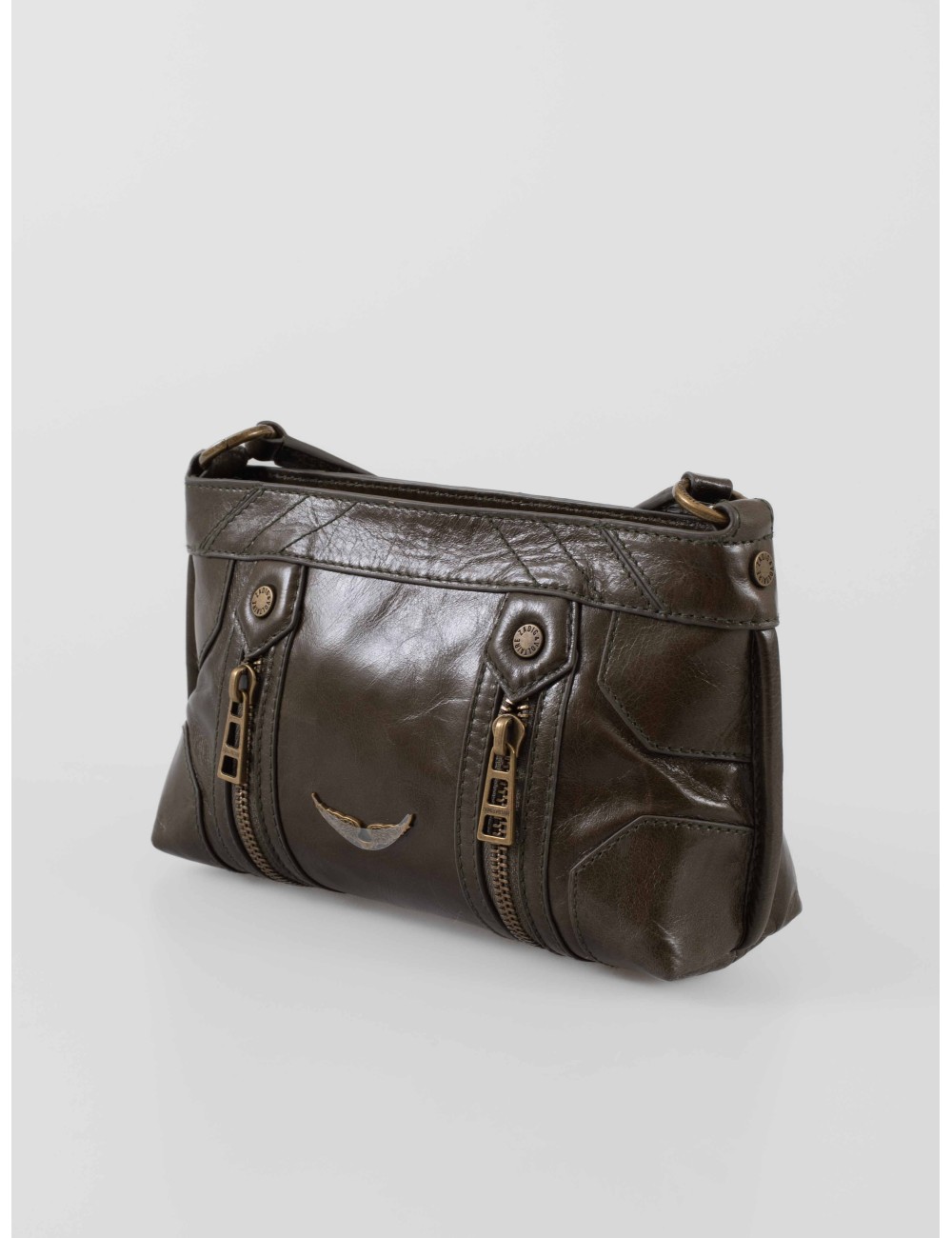bolso pequeño de piel Zadig & Voltaire Sunny Mood Verde mujer - MARFRANC