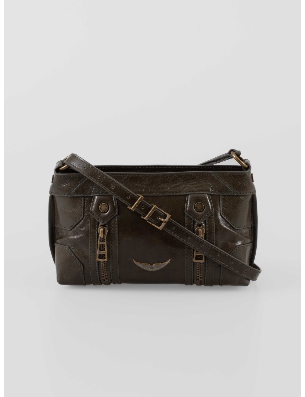 bolso pequeño de piel Zadig & Voltaire Sunny Mood Verde mujer - MARFRANC
