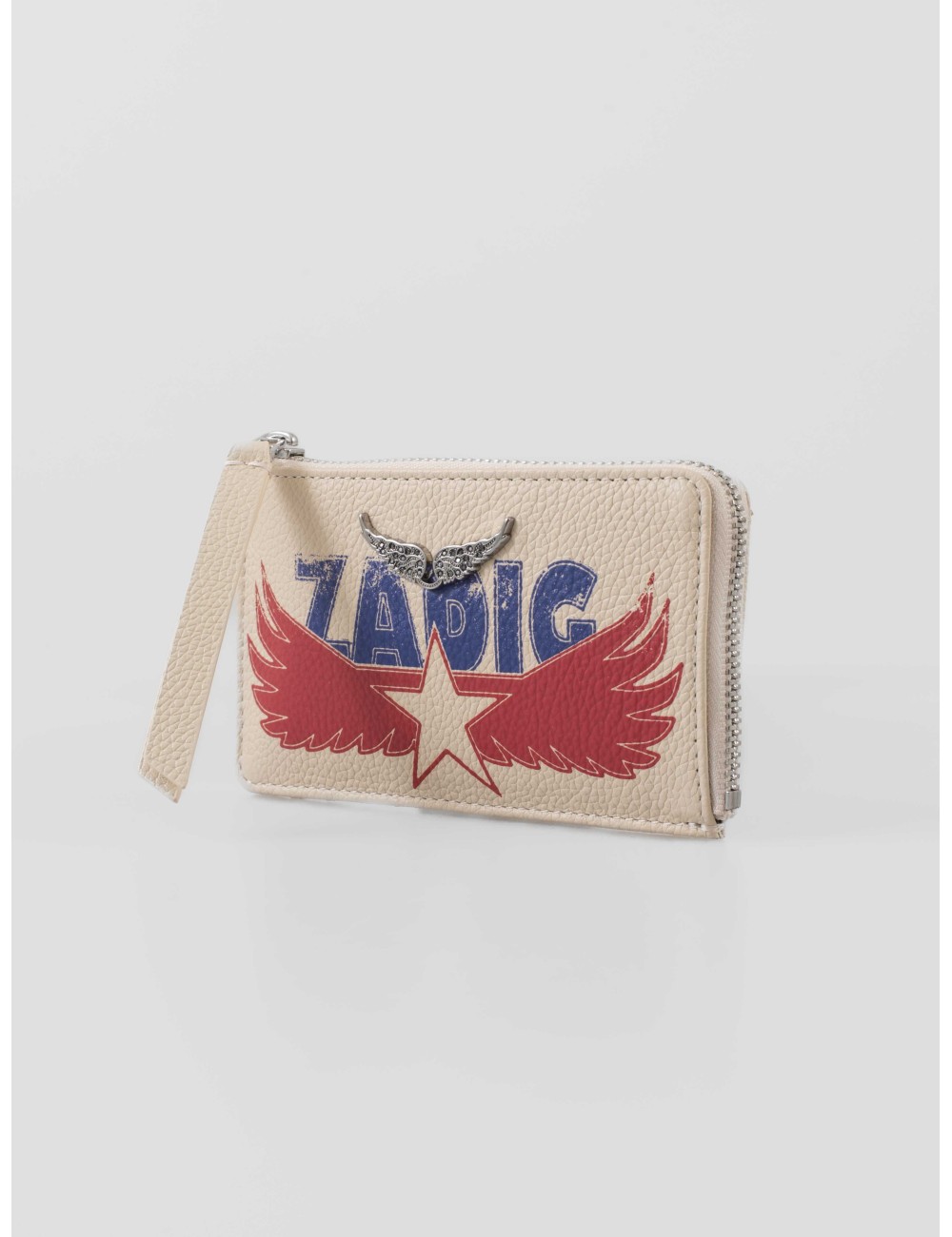 Tarjetero ZV Card America Flash Zadig\&Voltaire de piel con alas - MARFRANC Tarjetero ZV Card America Flash Zadig\&Voltaire de piel con alas - MARFRANC