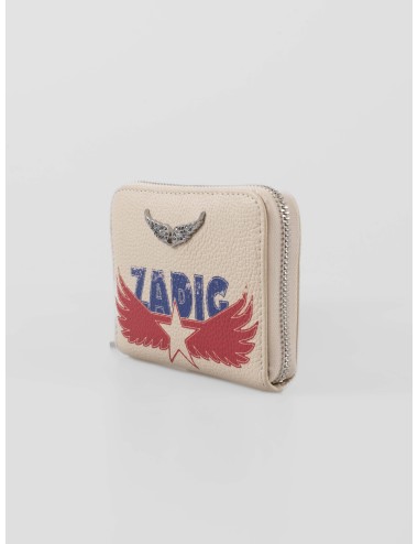 monedero mini piel flash con alas strass zadig\&voltaire mujer - MARFRANC