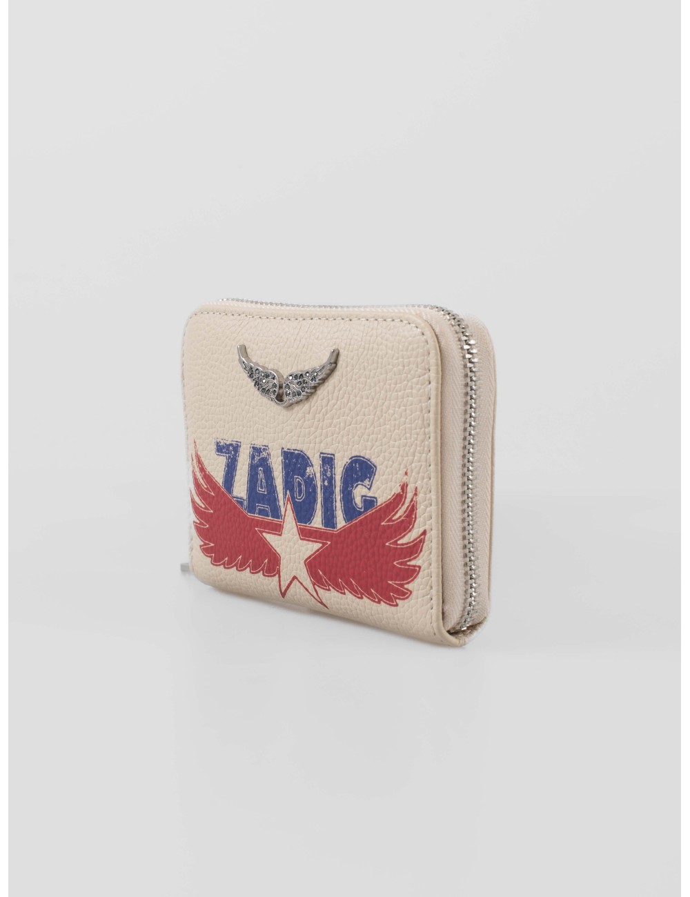 monedero mini piel flash con alas strass zadig\&voltaire mujer - MARFRANC
