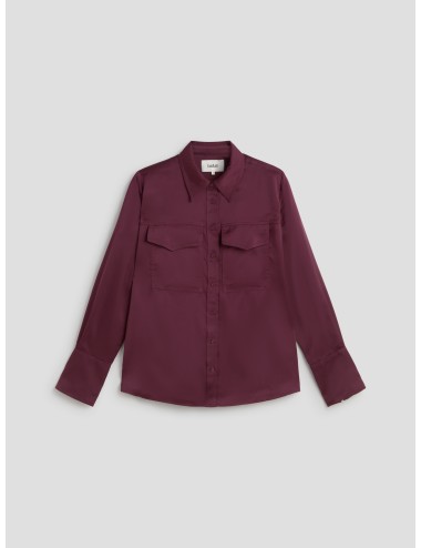 camisa mujer Canoli prune ba\&sh fluida y elegante - MARFRANC