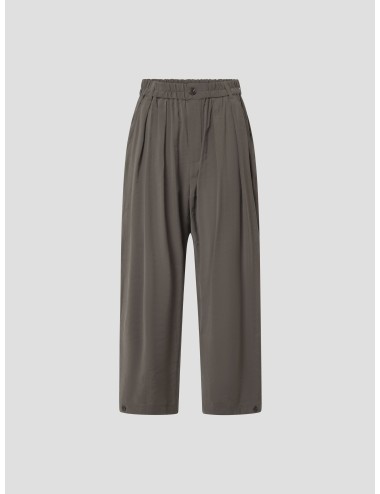Pantalón Vernon taupe para mujer de Soeur con corte redondeado y cintura ajustada - MARFRANC