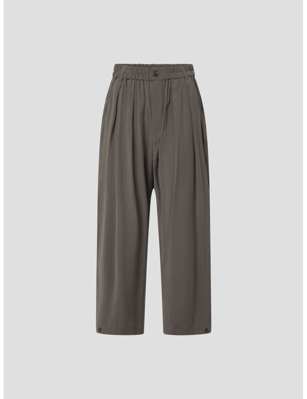 Pantalón Vernon taupe para mujer de Soeur con corte redondeado y cintura ajustada - MARFRANC