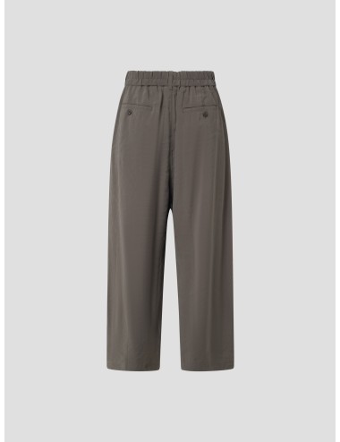 Pantalón Vernon taupe para mujer de Soeur con corte redondeado y cintura ajustada - MARFRANC