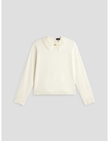 Este jersey de Fabiana Filippi para mujer en tono blanco/gris claro - MARFRANC