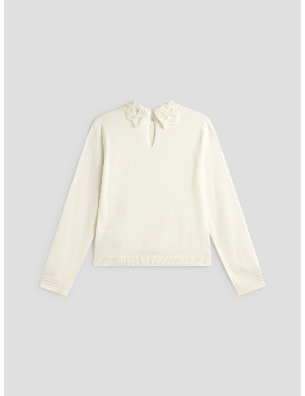 Este jersey de Fabiana Filippi para mujer en tono blanco/gris claro - MARFRANC