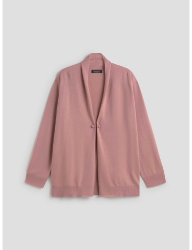 Jersey-abrigo de Fabiana Filippi en tono rosa suave - MARFRANC