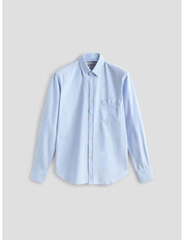 Camisa Oxford azul celeste de Les Héritiers para hombre - MARFRANC