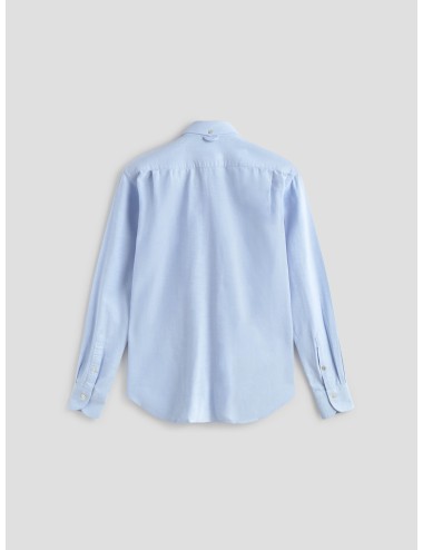 Camisa Oxford azul celeste de Les Héritiers para hombre - MARFRANC